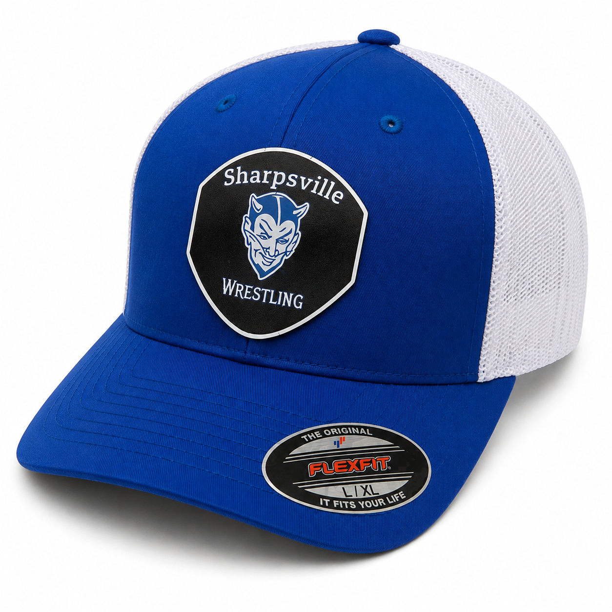 Sharpsville Wrestling hat view 2