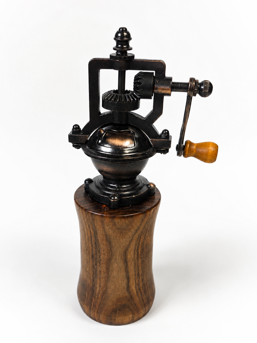 One-of-a-Kind Hand-Turned Crank Pepper Mill view 2