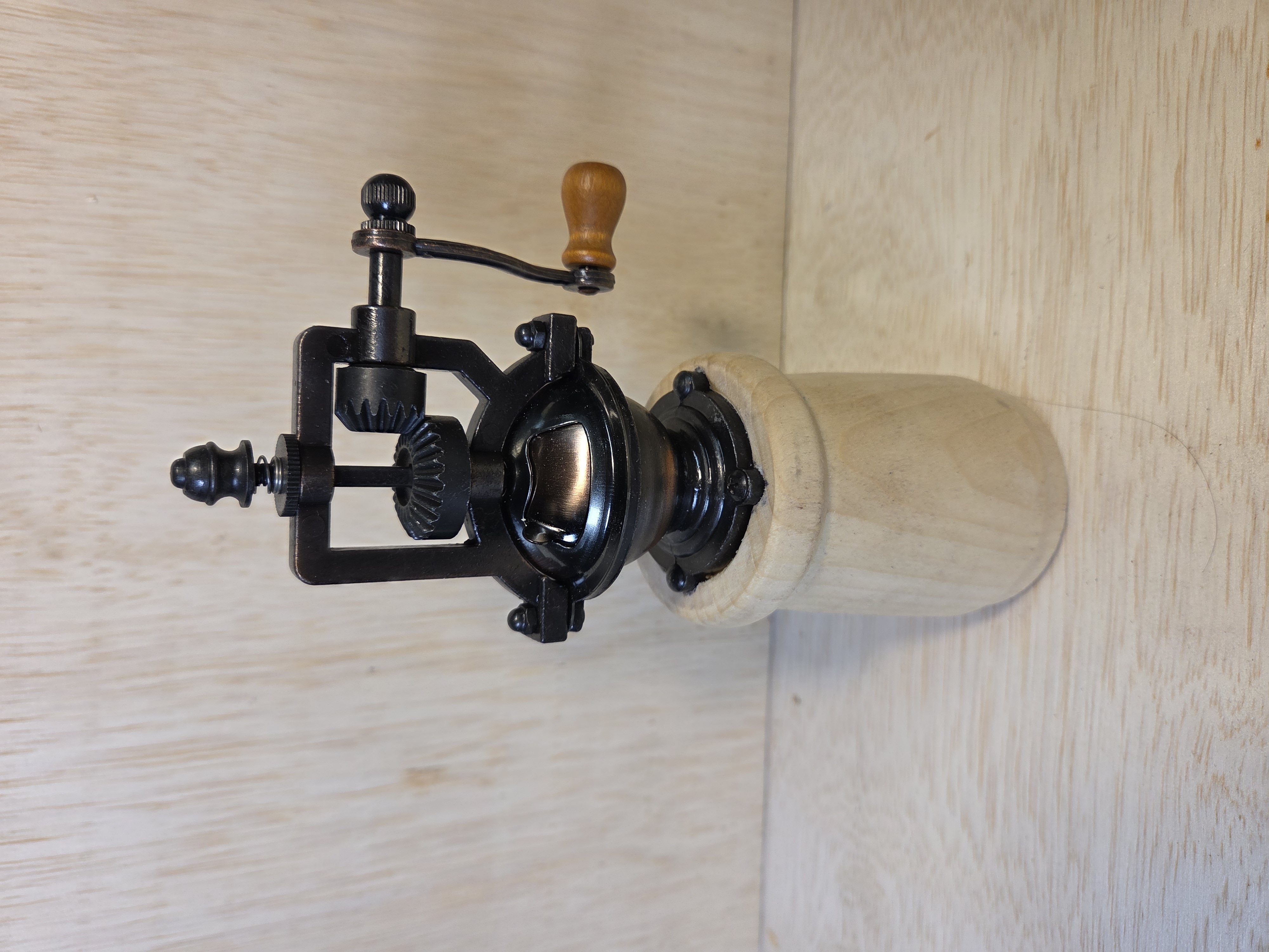 One-of-a-Kind Hand-Turned Crank Pepper Mill view 14