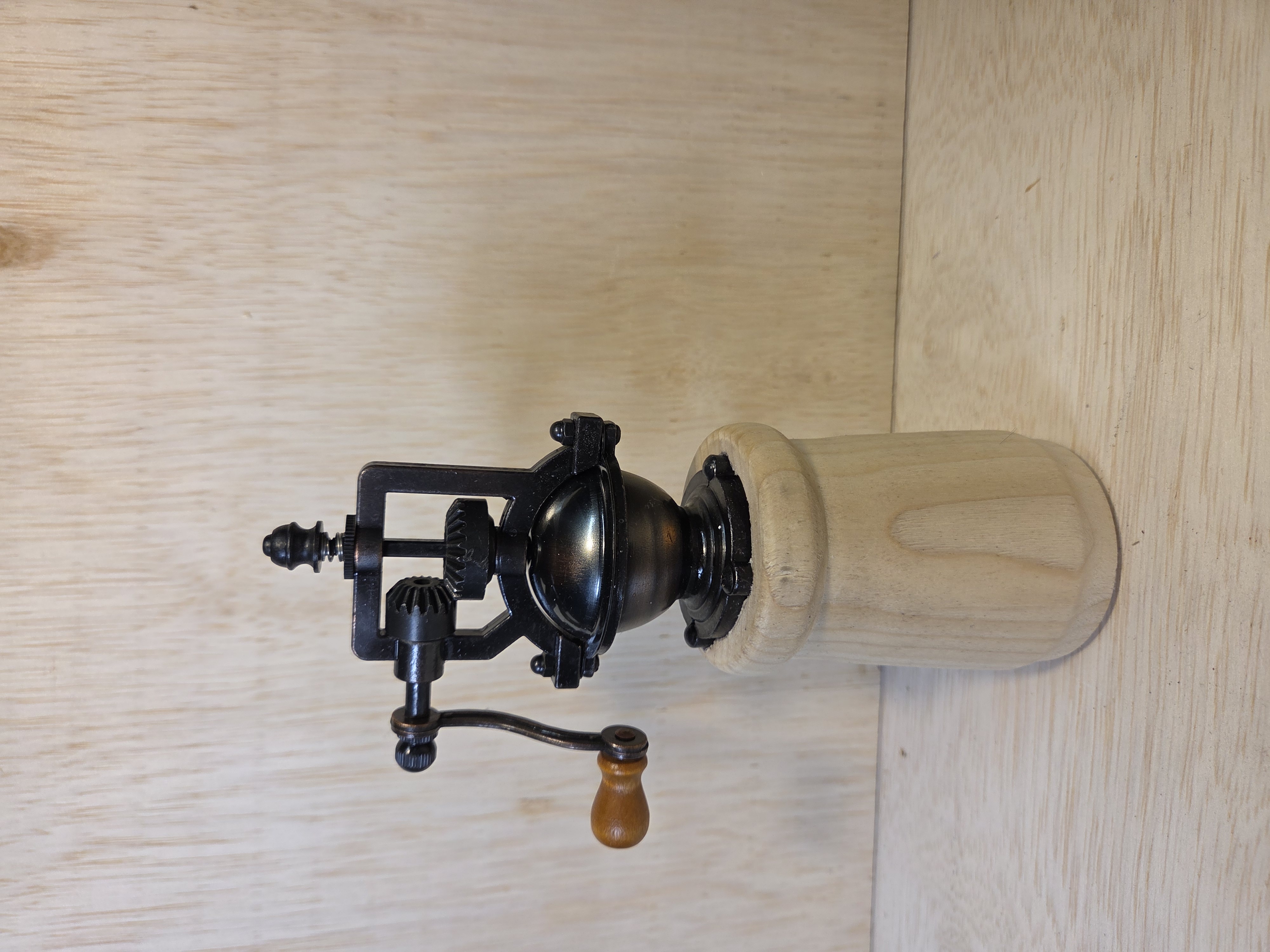 One-of-a-Kind Hand-Turned Crank Pepper Mill view 16