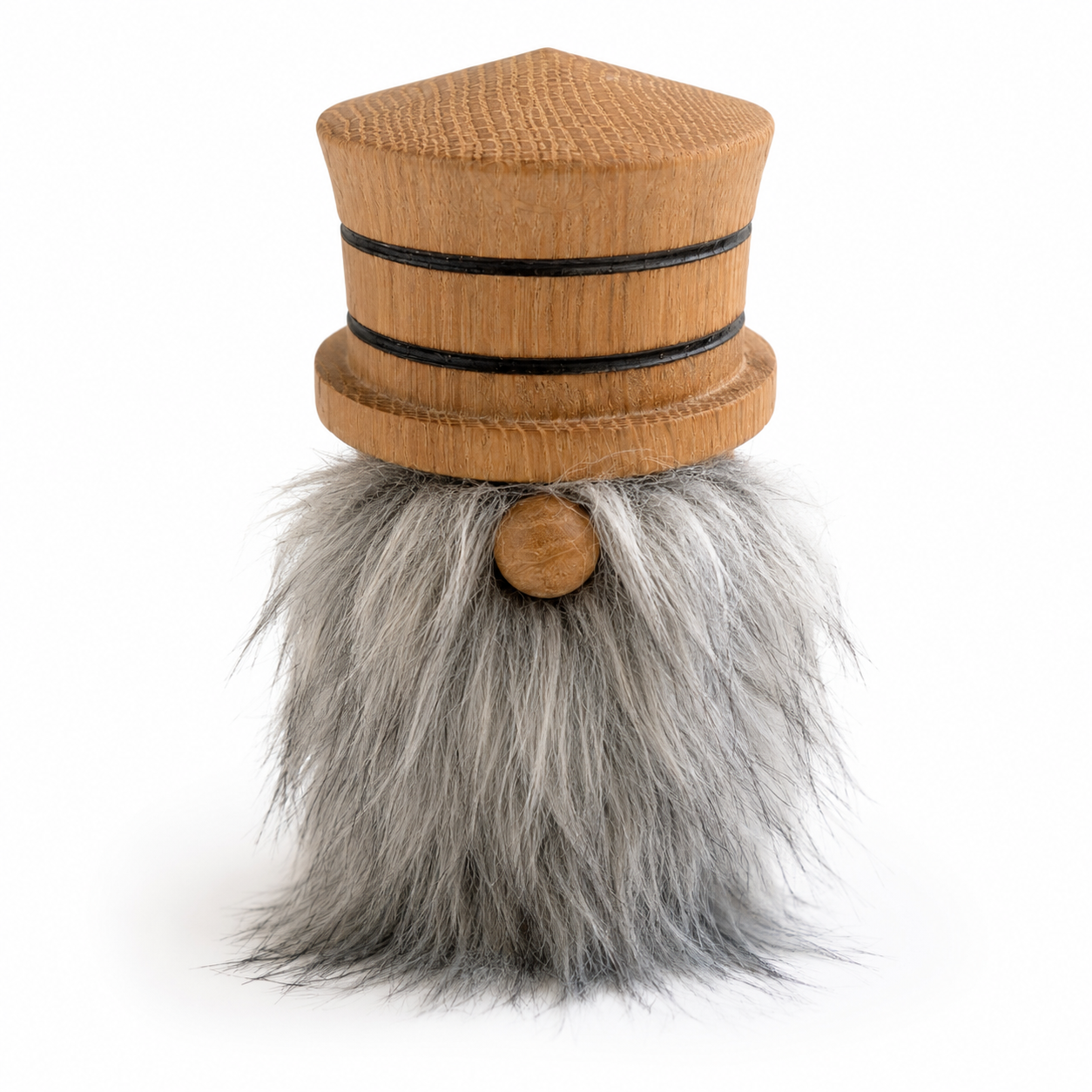Handcrafted Hardwood Story Gnome – One-of-a-Kind Wooden Gnome view 3