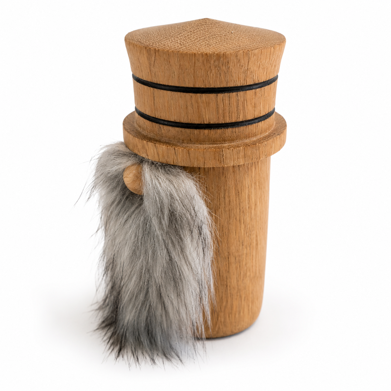 Handcrafted Hardwood Story Gnome – One-of-a-Kind Wooden Gnome view 4